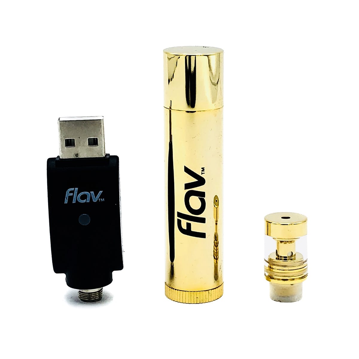Flav Retractable Battery - Gold