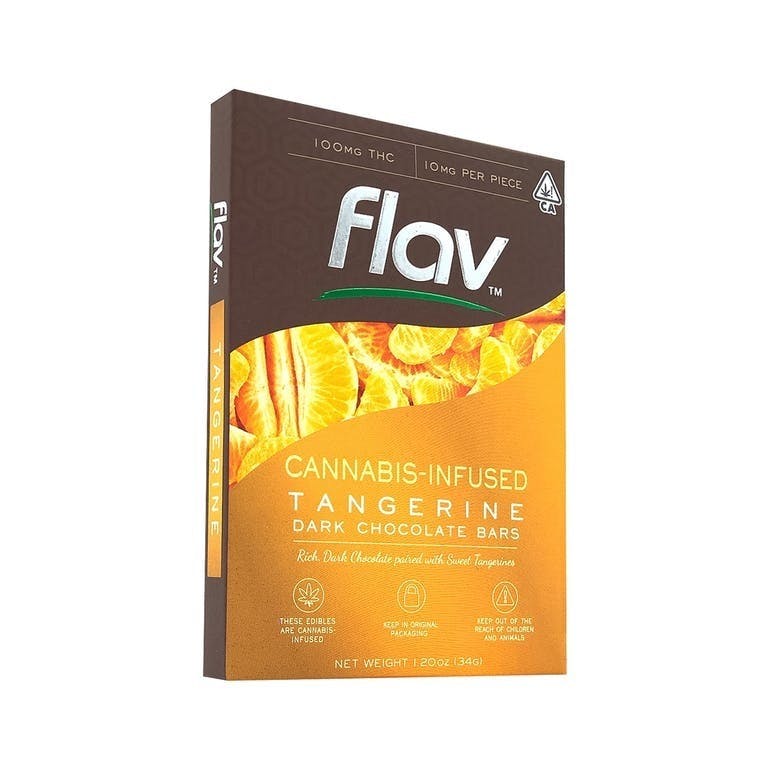 Flav THC Chocolate Bars - Tangerine