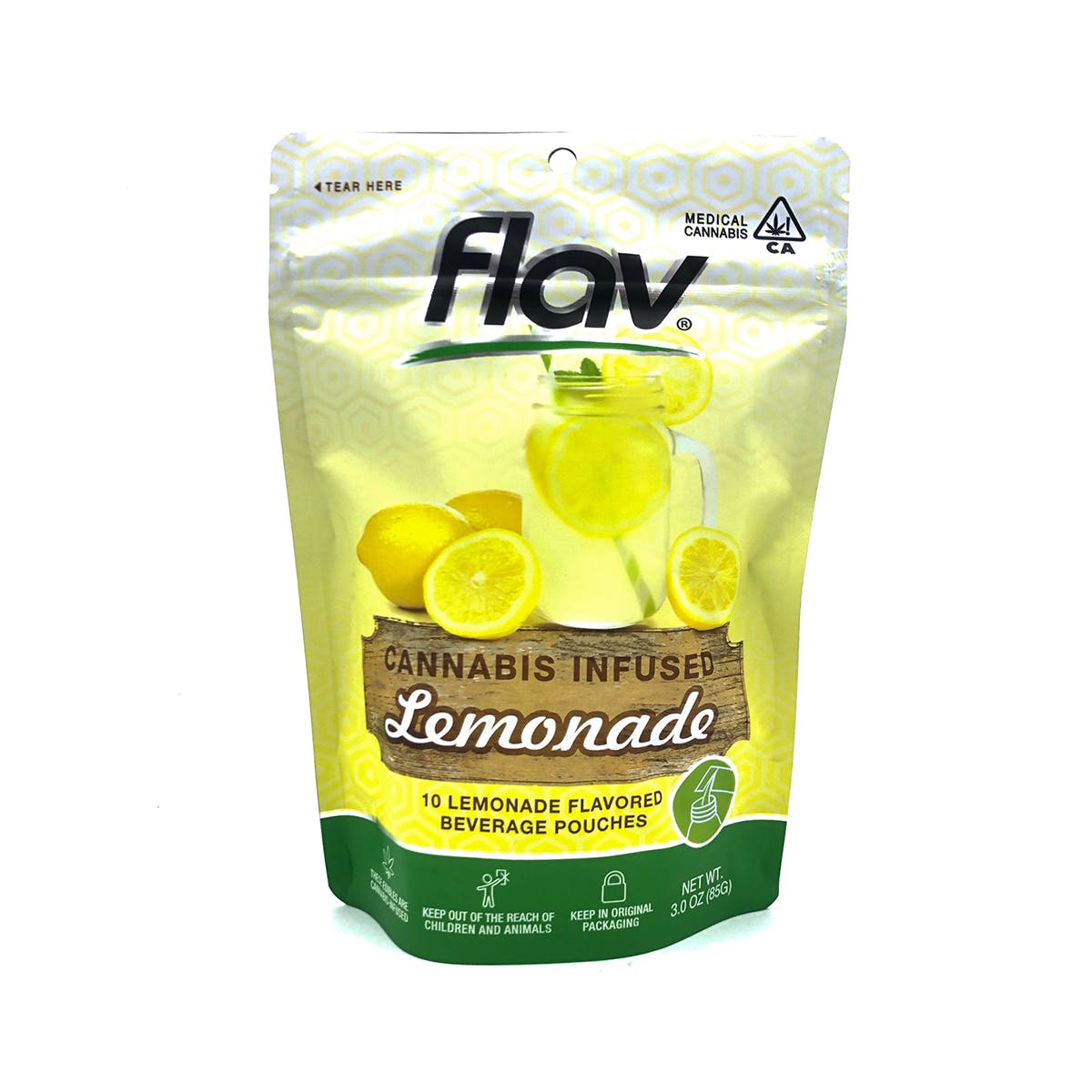 Flav THC Lemonade 100mg - 10 pack