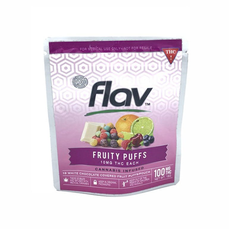 Flavrx Pouches: 100mg Fruity Puffs