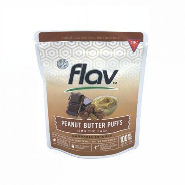 Flavrx Pouches: 100mg Peanut Butter Puffs