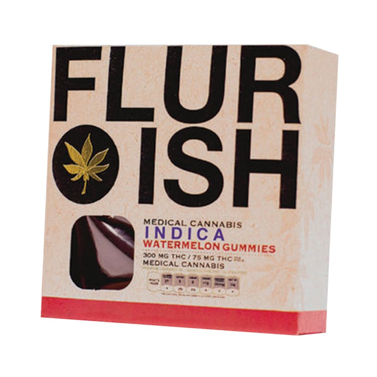 *Flurish* Indica Watermelon 300mg (1for20 or 2for35)