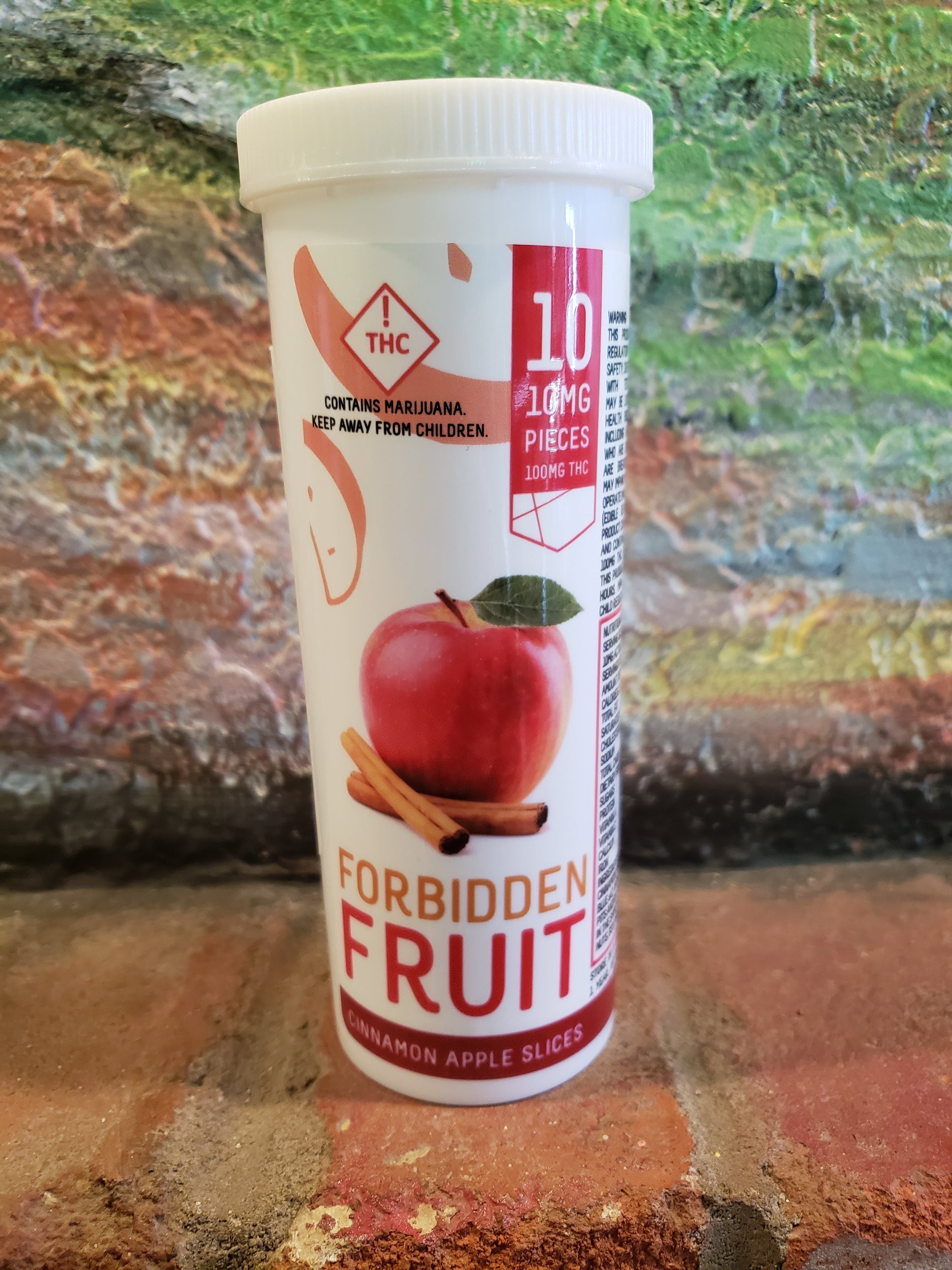 Forbidden Fruit - Dehydrated Apple Cinnamon Slices 100mg