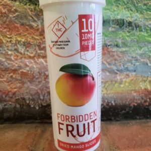 Forbidden Fruit -Dehydrated Mango Slices 100mg THC
