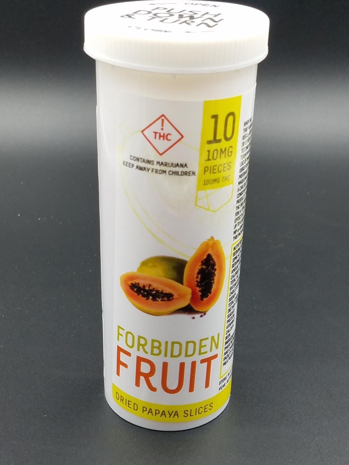 edible-forbidden-fruit-dehydrated-papaya-slices-10mg