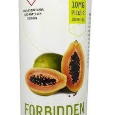 Forbidden Fruit Dried Papaya Slices 100mg