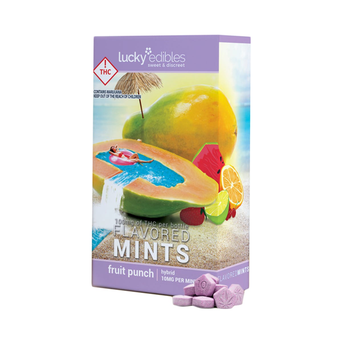 Fruit Punch Mints 100mg
