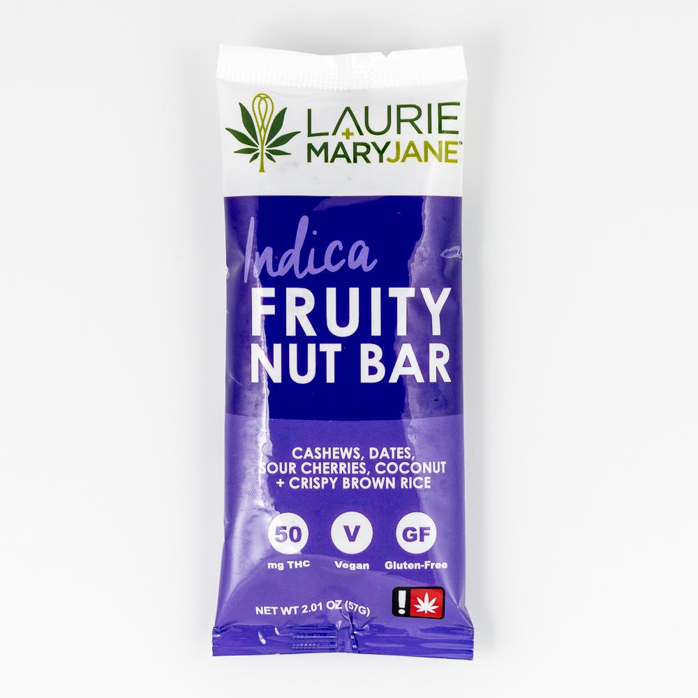 Fruity Nut Bar Indica - Laurie + MaryJane