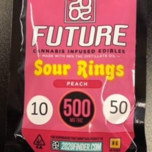 Future 20/20: Peach Sour Rings 500mg