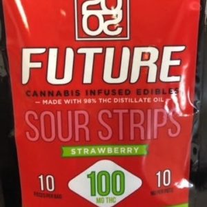 Future 20/20: Strawberry Sour Strips 100mg