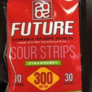 Future 20/20: Strawberry Sour Strips 300mg