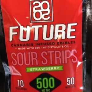 Future 20/20: Strawberry Sour Strips 500mg