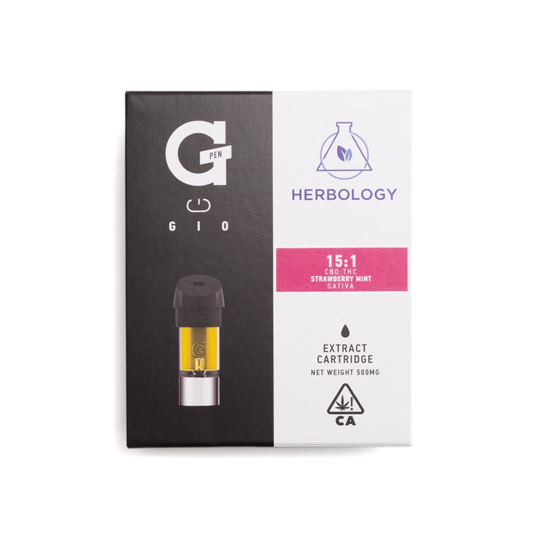 G-Pen x Herbology Gio Pod - Strawberry Mint 15:1 CBD:THC