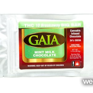 GAIA Milk Mint Chocolate bar