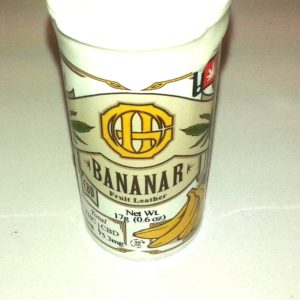 Ganja² Fruit Leather - *CBD* Bananar