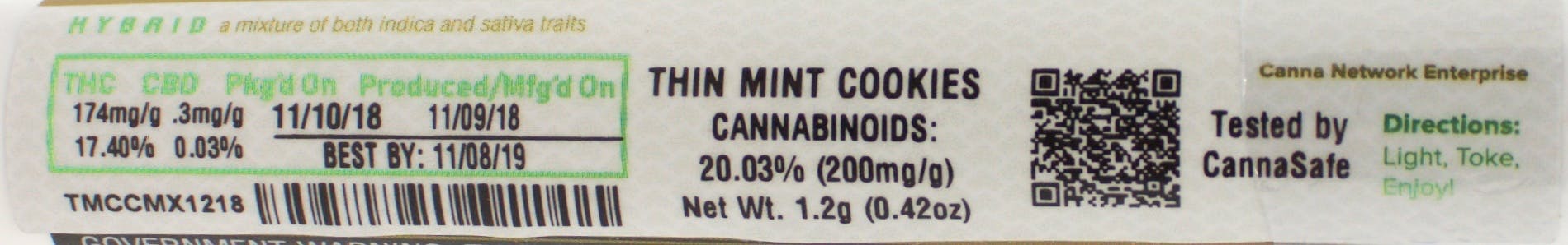 Ganja Gold - Thin Mint Cookies - Tarantula