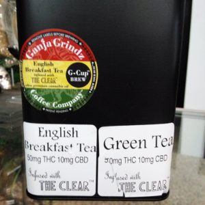 Ganja Grindz English breakfast tea 50 mg thc 10mg cbd