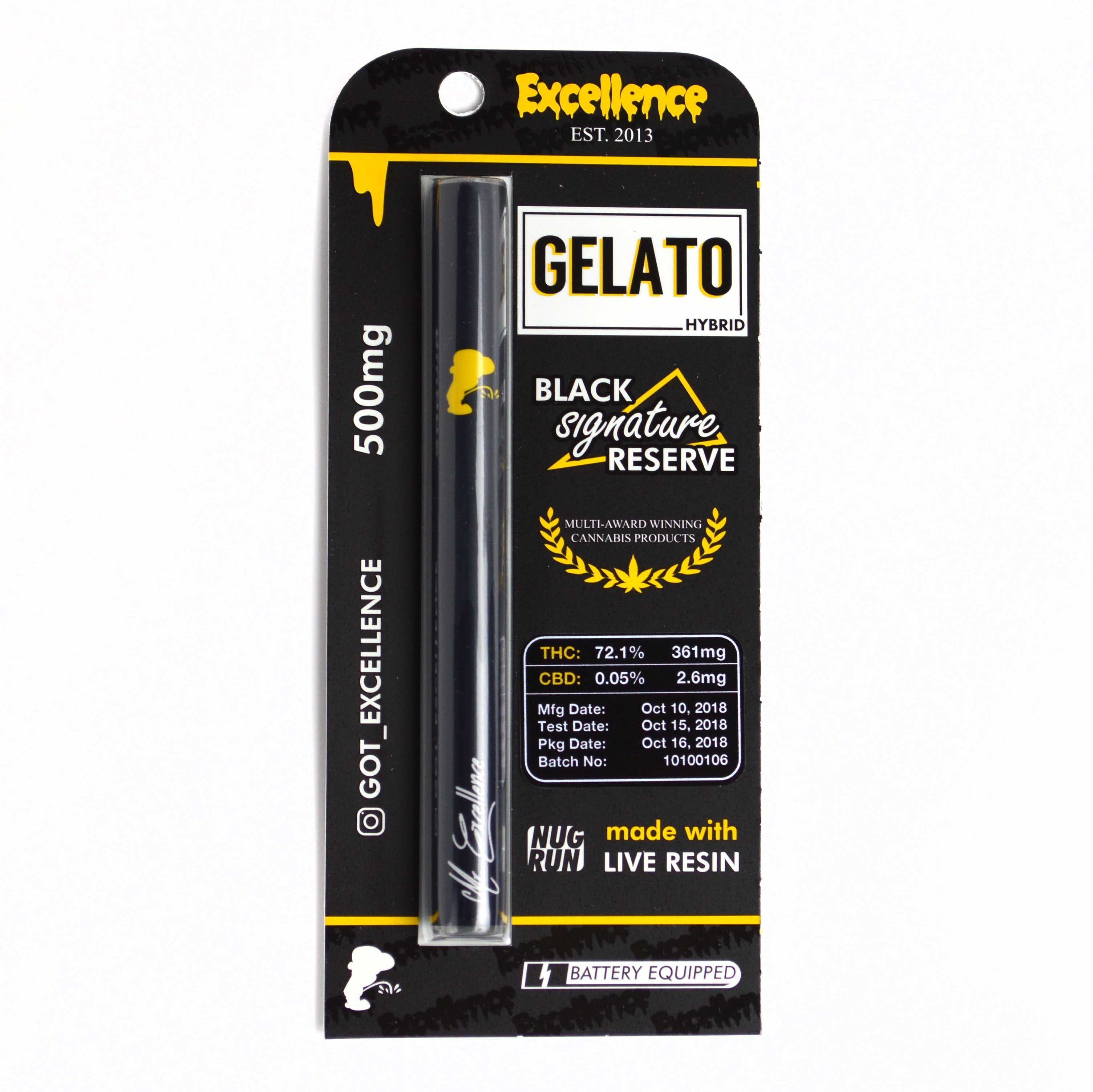 Gelato - Black Signature Disposable