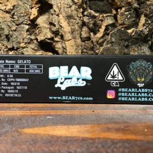 Gelato Disposable Vape .5g - Bear Labs