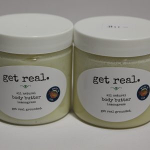 Get Real All Natural Body Butter- Lemongrass 4oz