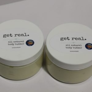 Get Real All Natural Body Butter- Unscented 4oz