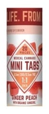 Ginger Peach 1:1 ratio mini tabs by Vive