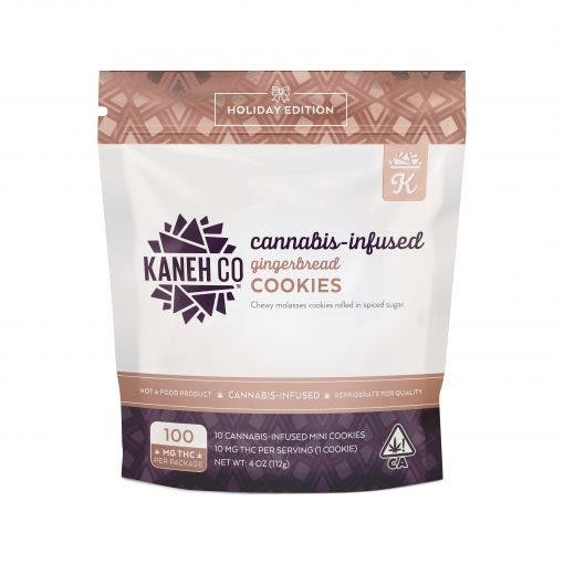 Gingerbread Cookies: 100mg THC (KANEH CO)