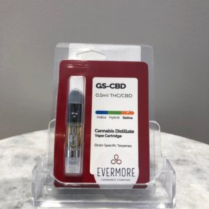 Girl Scout Cookies CBD 0.5g Distillate Cartridge by Evermore