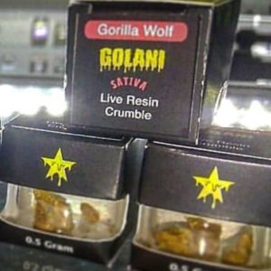 Golani Live Resin Crumble (Gorilla Wolf)