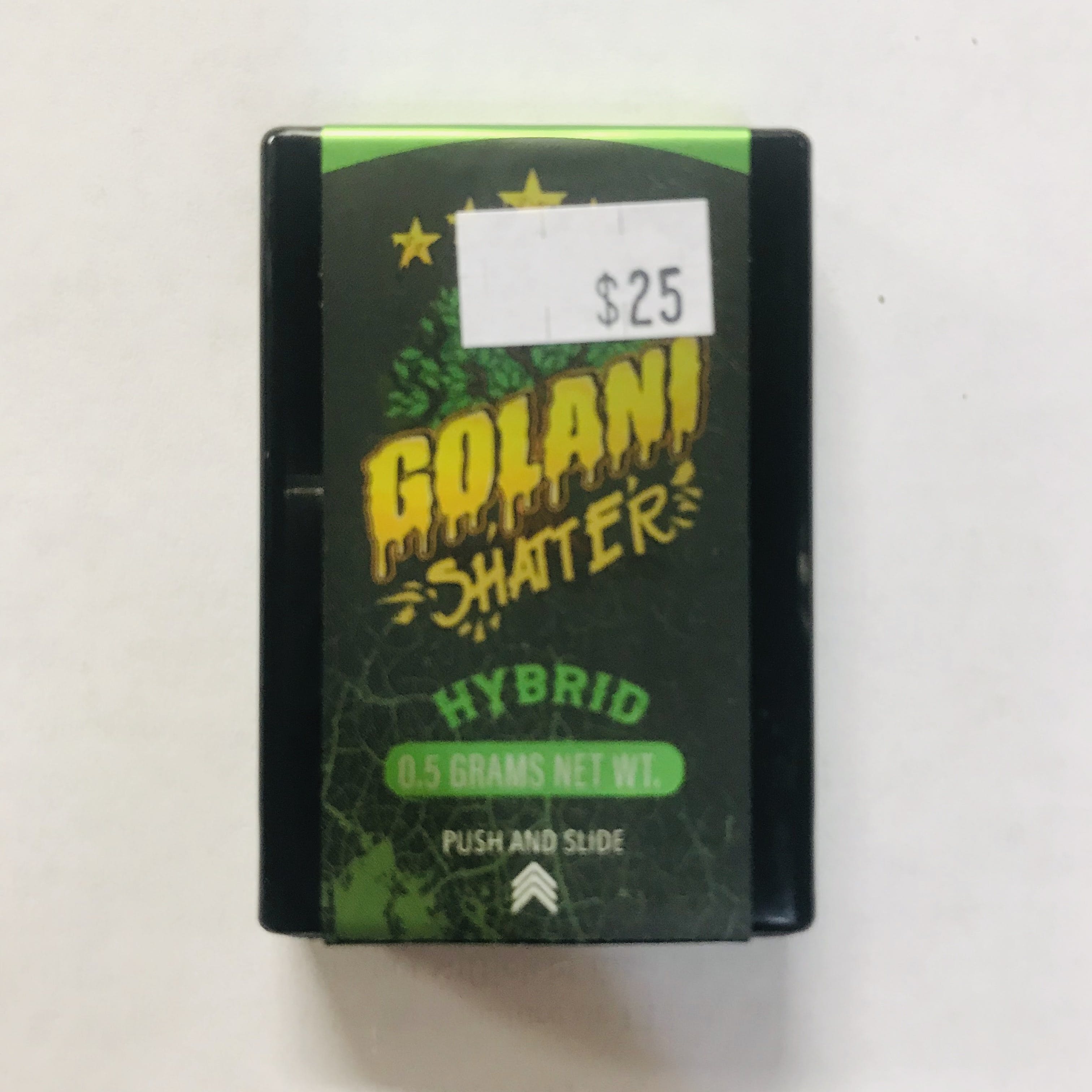 Golani Shatter, Gorilla Cookies (Hybrid) 0.5g