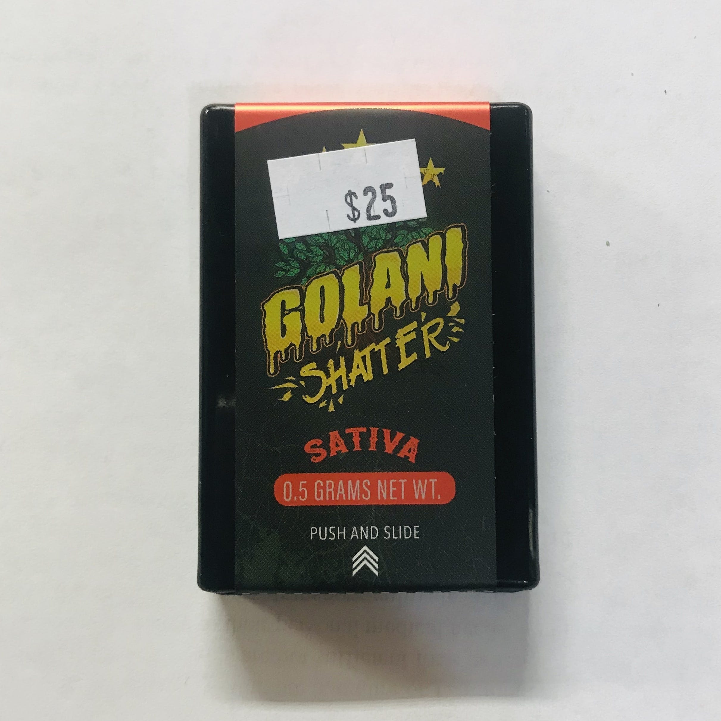 Golani Shatter, Sour Tangie (Sativa) 0.5g