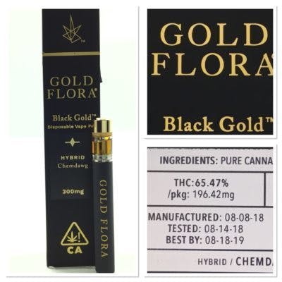GOLD FLORA - CHEMDAWG DISPOSABLE