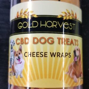 GOLD HARVEST CBD DOG TREATS CHEESE WRAPS