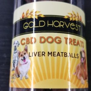 GOLD HARVEST CBD DOG TREATS LIVER MEATBALLS