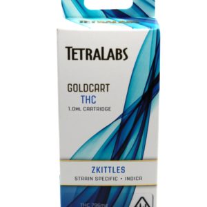 GoldCart Strain Specific THC Design Zkittles by TetraLabs