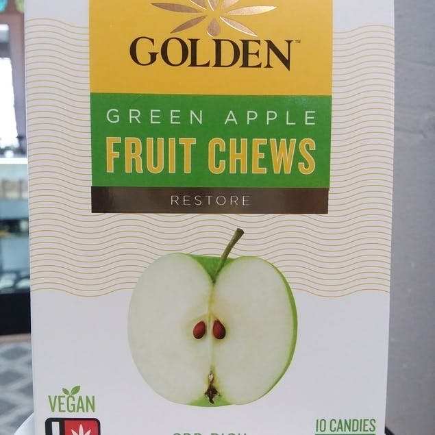 Golden CBD Green Apple Fruit Chews