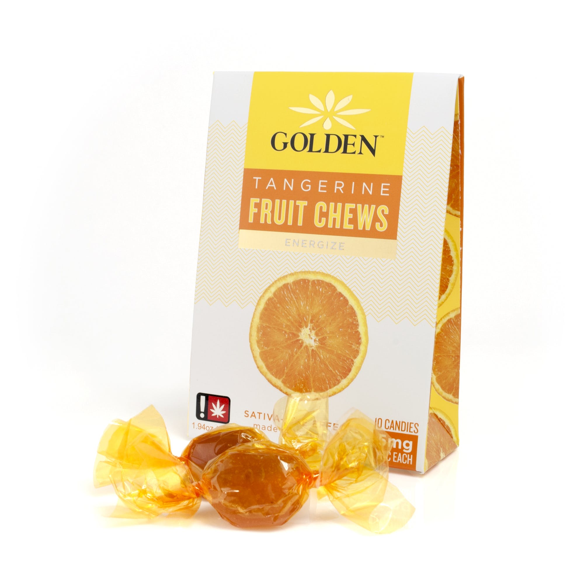 Golden Extracts Fruit Chews | Tangerine Energize