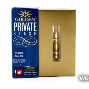 Golden Oil Private Reserve Cartridge Gorilla Glue