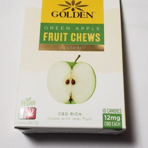 Golden Private - Green Apple CBD Fruit Chews