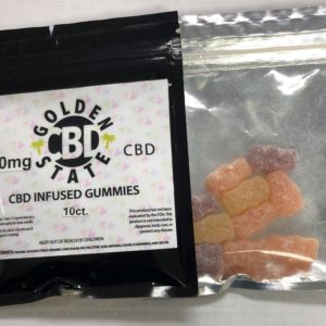 Golden State CBD 100mg Infused Gummies