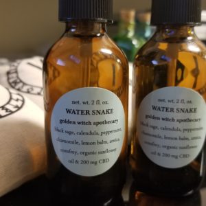 Golden Witch Apothocary :: Water Snake Oil Spray 200mg cbd