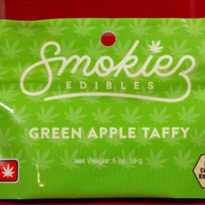 Green Apple Taffy by Smokiez