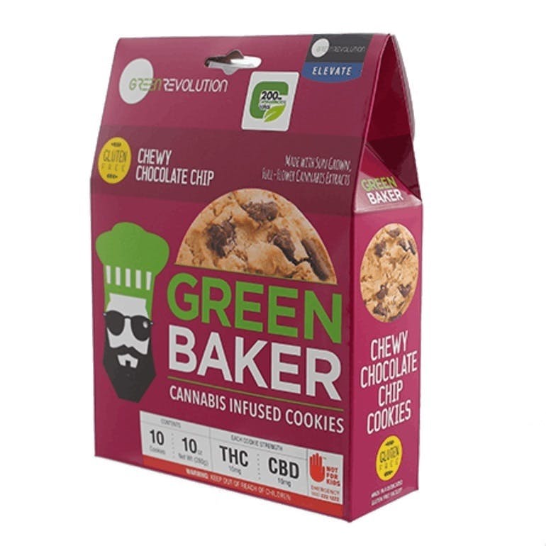 Green Baker - Chewy Chocolate Chip Cookies 10pk
