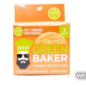 Green Baker Cookies THC 3 pack