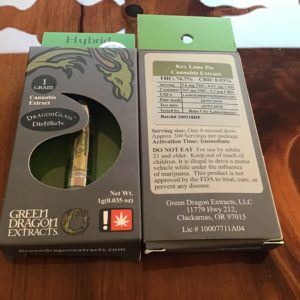 Green Dragon Extracts - Key Lime Pie 1g Cartridge