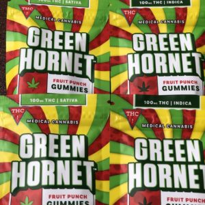 Green Hornet 100mg Fruit Punch - Indica