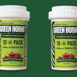 Green Hornet 100mg Gummies Sativa