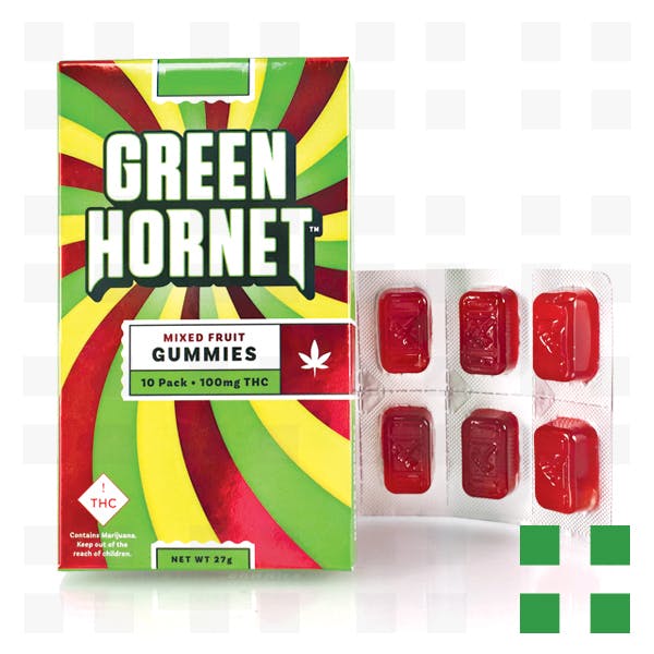 Green Hornet 100mg Gummies