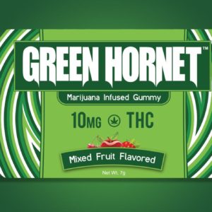 Green Hornet - Cheeba Chews mixed fruit gummies - 10mg