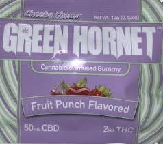GREEN HORNET | FRUIT PUNCH CBD 50MG CBD : 2MG THC